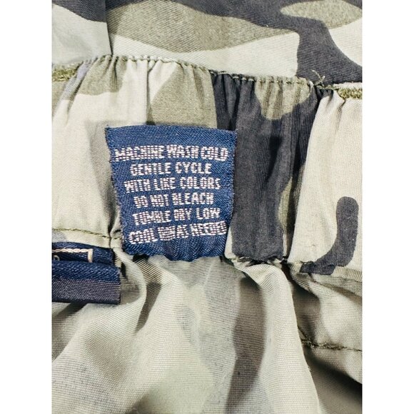 Camo Camouflage Cargo Shorts Mens M Canyon Creek Nylon - Picture 4 of 10